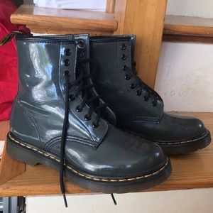 Dr. Martens, size 5. Grey color.